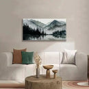 TAIJXAGSG Canvas Wall Art Decor Prints Natural Modern Wall Art Landscape Wall Decorations Mountain Lake View Artwork Pictures For Bedroom Kitchen Office Apartment Decorations 20"×40" by CozyNest Decor