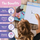 BSCOOL Dog in Style – Design Your Pet Fashion with 25 Coloring Pages, 3 Stamps, 50+ Stickers, Washi Tapes and Guides. Discover Unique Outfits for Dogs. Educational. Travel Friendly for Ages 5 and up. by TinyTreasures Baby Boutique