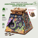 iDventure Cluepuzzle Expansion The Aztec Realms | Wooden Puzzle with 200+ Pieces | Escape Room Game | Gift Box | 4 Designs | Puzzle Size 20x12 cm | Wooden Puzzles for Adults and 10+ | Gift | Hobby by TinyTreasures Baby Boutique
