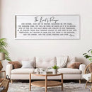 Our Father Prayer Bible Verse Framed Wall Art, 40''×15'' Rustic Religious Christian Lords Prayer Sign for God Jesus Christ Prayer, Horizontal Holy Inspirational Catholic Scripture Decor by CozyNest Decor