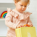 PLUS PLUS Building Set with Metal Suitcase, Open Ended Stem Toy for Toddlers and Preschool, 70 Big Basic Interlocking Pieces by TinyTreasures Baby Boutique