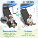 Trampoline Slide, 10FT 12FT 14FT 15FT 16FT Trampoline Universal Slides, Trampoline Accessories with Cushioning Effect, Suitable for Children to Climb Up and Slide Down, Safety Slider (Silver) by TinyTreasures Baby Boutique