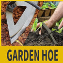 Garden Tools Hollow Hoe, All-Steel Hardened Hollow Hoe, Sharp Garden Edger Weeder, Durable Gardening Hoe Hand Tool Weed Puller Accessories for Backyard Weeding, Soil Loosening, Farm Planting (2PCS) by GreenHaven Gardens