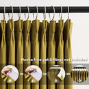 KEQIAOSUOCAI Yellow Pinch Pleated Curtains 92 Inch Length 2 Panels Set Noise Cancelling Window Drapes for Nursery Bedroom Living Room 40x92 by TinyTreasures Baby Boutique