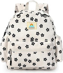 STEAMEDBUN Corduroy Toddler Backpack for Girls 2-4: Kids backpack for Boys Girls - 12 inch Preschool Kindergarten Backpacks - Flower by TinyTreasures Baby Boutique