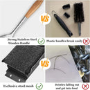 18” Steam Grill Brush Bristle Free,with Extended Luxurious Acacia Wood Handle,Safe Grill Cleaner for Outdoor Grill,Replaceable Head Grill Scraper Tool,BBQ Accessories,Gifts for Men/Dad by GreenHaven Gardens