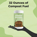 Compost Activator by Perfect Plants | Boosts Microorganisms & Adds Organic Fertilizer | for Use in Composter Tumblers, Machine Bins, or Turners | Fermented Bran with Microbial Inoculant (32 oz) by GreenHaven Gardens