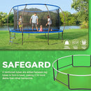 14FT 12FT 10FT 16FT Trampoline with Safety Enclosure, Anti-Rust Coating – ASTM Certified, Heavy-Duty Outdoor Trampoline with Ladder – for Kids & Adults by TinyTreasures Baby Boutique