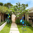 Viveta Garden Solar Lights Decorative, 2 Pack Metal Peacock Solar Lights Stake for Outdoor Garden Patio Yard Lawn Decorations by GreenHaven Gardens