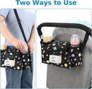Accmor Universal Stroller Organizer with Insulated Cup Holder and Shoulder Strap, Stroller Bag Caddy Organizer Stroller Accessories for Uppababy, Baby Jogger, Nuna, Doona, Britax Strollers by TinyTreasures Baby Boutique