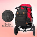 Dikaslon Diaper Bag Backpack with Portable Changing Pad, Pacifier Case and Stroller Straps, Large Unisex Baby Bags for Boys Girls, Multipurpose Travel Back Pack Moms Dads, Black by TinyTreasures Baby Boutique