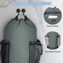 BALEINE 150L Laundry Bag Backpack, 900D Oxford Fabric Large Travel Laundry Bags with Shoulder Straps and 2 Mesh Pockets for College Dorm, Apartment, Laundromat (Dark Grey, 150L) by TinyTreasures Baby Boutique