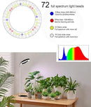 yadoker Plant Grow Light for Indoor Plant,Desk LED Grow Light,Height Adjustable,Automatic Timer with 8/12/16 Hours,10-Level Brightness,Ideal for Small Plant Grow by GreenHaven Gardens