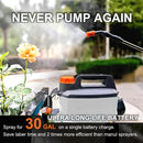 ES4-PRO Electric Sprayer 1 Gallon Built-in 4000mAh,Rechargeable Battery Powered Sprayer with Telescopic Wand,Plant Mister,Kitchen Cleaning,Indoor Watering Can for Plants (White) by GreenHaven Gardens