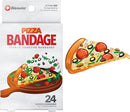 BioSwiss Bandages, Pizza Shaped Self Adhesive Bandage, Latex Free Sterile Wound Care, Fun First Aid Kit Supplies for Kids, 24 Count by TinyTreasures Baby Boutique
