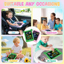 2 Pack Magic Led Drawing Boards for Kids: Light Up Tracing Pad, 8 Light Modes, Drawing Pads for Kids Ages 4-8 with Tracing Cards Markers, Arts Crafts Learning Toy Ideal Gift Toy for Boys Girls by TinyTreasures Baby Boutique