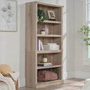 Sauder 5 Tier Book Shelf Wooden Bookcase Multipurpose Bookshelf for Home Office, Living Room, in Pacific Maple by CozyNest Decor