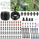 200FT+40FT Drip Irrigation System, Garden Watering System with 8/11mm Main Tubing 4/7mm Distribution Irrigation Tubing and Accessories, Irrigation System for Garden, Greenhouse, Yard, Lawn, Plant by GreenHaven Gardens