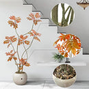 Artificial Mahonia Fortunei Tree 6ft,Tall Fake Plant Artificial Sumac Tree, Faux Plants Indoor Fake Plants Decor with Pots for Home Office Bathroom Bedroom Living Room Decorations Housewarming by CozyNest Decor