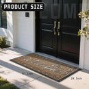 Yimobra Welcome Mat, Heavy Duty Sturdy Door Mats for Home Entrance Outdoor Indoor, Front Doormat for Outside Patio Floor Entry Porch Garage Office, Waterproof, Low Profile, 47 x 24, Beige Brown by CozyNest Decor