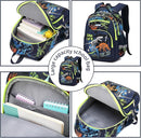 Cusangel Backpack for Boys Girls School Bookbags,Kindergarten Elementary Middle School Lightweight Waterproof Multifunctional Large Capacity for Backpack (17inch Luminous dinosaur) by TinyTreasures Baby Boutique