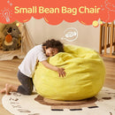 Bean Bag Chairs Teardrop Bean Bag Chair Beanbag Chair with Memory Foam Filled Machine Washable Cover for Living Room, Bedroom (Small,Yellow) by TinyTreasures Baby Boutique