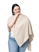 We are Amma | The Cocoon™ - Newborn Essentials Must Haves: Nursing Cover for Breast Feeding Essentials | Nursing Sweater Used as Breastfeeding Cover (Natural, Plus Size) by TinyTreasures Baby Boutique