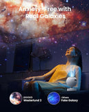 POCOCO Galaxy Star Projector for Bedroom with Replaceable Optical Film Discs, Home Planetarium Night Light Projector with High-Definition Soft Light for Relax, Study, and Meditate, Stress Relief Gifts by TinyTreasures Baby Boutique