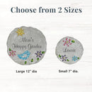 Let's Make Memories Personalized Mosaic Garden Stone - for Grandma, Mom – Small Stone - Personalize Message by CozyNest Decor