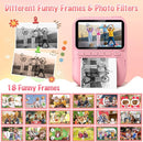 Instant Print Camera for Kids, 3.0" HD 32MP Kids Camera 1080P with 3 Rolls of Printer Paper, Birthday Gifts Toy for 3-12 Year Old Girls Boys with 32GB SD Card-Pink by TinyTreasures Baby Boutique