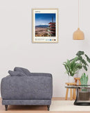 HesenDot Natural OAK Wood Framed Mount Fuji Wall Art, 12x16in Japanese Natural Scenery Canvas Wall Print, Classic Urban Landmark Wall Decor for Living Room, Bedroom,Office Gallery Set of 1 by CozyNest Decor