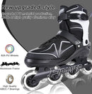 Kids Adjustable Inline Skates Ages 4-12, Youth Inlie Skates for Girls Boys 5-8 8-12 with Full Light Up Wheels, Beginner Women Adult Skates by TinyTreasures Baby Boutique
