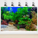 Aquarium Background Underwater Grass Leaves with Pebble Fish Tank Background Vivid Green Aquatic Plant Terrarium Background Stone River Bed Dead Wood Tank Background 36x18in by GreenHaven Gardens