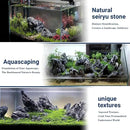 Natural Rocks Seiryu Stones Aquariums Stones for Aquascaping, Aquariums, Terrariums, Vivariums Decorative Stone,Reptile Enclosures,Paludariums,and Gardens-10LB（2 to 7 inch） by CozyNest Decor