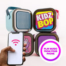 Move2Play, Kidz Bop Mini Karaoke Machine for Kids | Official Kidz Bop Merchandise | 2 Microphones | Connect with Bluetooth | 3, 4, 5, 6, 7+ Year Old Gift | Toy for Girls, Boys, & Toddler by TinyTreasures Baby Boutique