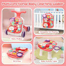 CUTE STONE Baby Walker for Boys Girls, 2 in 1 Sit-to-Stand Learning Walker and Activity Center, Baby Walking Toy, Early Learning Push Toy Gift for Infant by TinyTreasures Baby Boutique