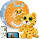 Cookie Box Crochet Kit for Beginners - Learn to Craft Amigurumi Stuffed Animals - Knitting Gift for Kids and Adults - Beginner-Friendly Yarn - Stitch-by-Stitch Video Tutorial - Leopard Leo by TinyTreasures Baby Boutique