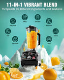 WantJoin Smoothie Blender 1800W Powerful Blenders for Kitchen 68 Oz Large Capacity and BPA-Free Containers with To-Go Cup Countertop Blender for Smoothies, Ice Crushing & Frozen Drinks by TinyTreasures Baby Boutique