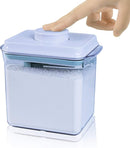 BopTop (1pc - 1700ml) Airtight Food Storage Container – Mechanical Silicone Seal Canister - BPA-Free - 1.79Qt by TinyTreasures Baby Boutique