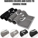 Door Mat (36"x24",Grey), Durable Welcome Mat Low Profile Floor Mat Front Doormat Non Slip Mats Entrance Rectangular Easy to Clean Doormat, for Entryway, Patio, High Traffic Areas by CozyNest Decor
