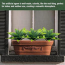 Fake Plants Artificial Agave Plants,Large UV Resistant Fake Agave Planters for Indoor and Outdoor Decorating Tropical Plant Succulents Greenery Indoor Decor((2Pack Light Green) 13.8" by CozyNest Decor