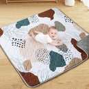 Baby Play Mat - Thicken 50x50 Inch Soft Foam Crawling Mat for Playpen & Floor, Non-Slip Waterproof Activity Playmats for Infants & Toddlers, Portable Foldable & Machine Washable, Boho Design by TinyTreasures Baby Boutique