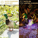 Metal Outdoor Duck,with Solar Light Duck Ornament, Metal Mallard Sculptures, for Backyard Patio Decor and Garden Lawn Decor, Mother's Day and Father's Day Gifts9.8H (Mallard) by GreenHaven Gardens