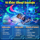 Baby Sound Machine Night Light Projector | 15 Sleeping Sounds & 3D Films | 31Colors & Remote Control | Toddler Night Light for Kids, Baby White Noise Machine, Sound Machine baby, Egg Light for Nursery by TinyTreasures Baby Boutique