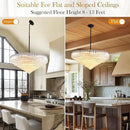 30" Modern Dining Room Chandeliers, 13-Light Clear Crystal Chandeliers, Dimmable Blown Glass Chandelier for Living Room, Round Large Chandelier for High Ceiling, Bedroom, Entryway, Staircase by CozyNest Decor