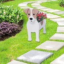 Jack Russell Dog Planter Plant Pots,Cute Garden Dog Flower Planter,Dog Planters Birthday Gifts for Women,Office,Indoor/Outdoor Decor（9.45 * 6.97 * 12.2in） by GreenHaven Gardens