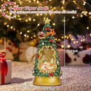 Christmas Snow Globes,with Musical and 6 Hour Timer,Snow Globes Lights, Christmas Indoor Decorations, Christmas Tree Decorations,USB & Battery Powered,Christmas Snowman Skiing by CozyNest Decor