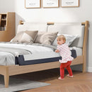 HONEY JOY 2 Pack Bed Rails for Toddlers, 60-Inch Extra Long, Foldable Portable Swing Down Safety Bed Guard Rail, Toddler Bed Rails for Crib, King Queen Full Twin Size Bed Mattress (Gray) by TinyTreasures Baby Boutique