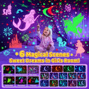 Onefire Girl Gifts, 6 Films Light Projector Unicorn Toys for Girls Age 4-6,Rechargeable Night Lights for Bedroom,360° Rotating Butterfly Lamp for Room Decor,Mermaid Princess Toddler Toys Toddler Gifts by TinyTreasures Baby Boutique
