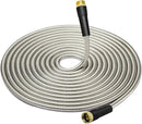 Water Hoses 12 feet – 3/4'' Fittings, Flexible Garden Hoses for Garden Watering, Outdoor Cleaning, House Cleaning, Car Washing, Swimming Pool, Camping, Agricultural Irrigation, Dog Bathing by GreenHaven Gardens